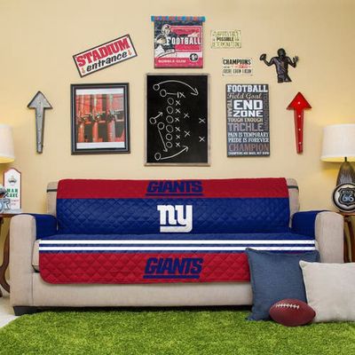 PEGASUS HOME FASHIONS Blue New York Giants Sofa Protector