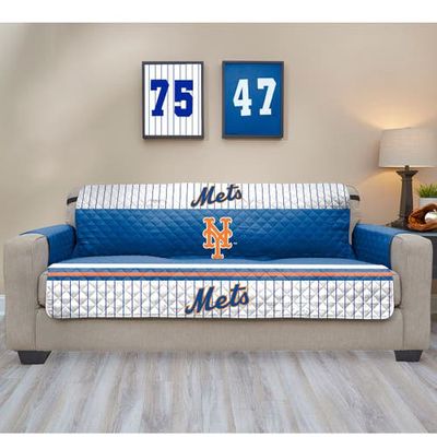 PEGASUS HOME FASHIONS Blue New York Mets Sofa Protector
