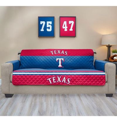 PEGASUS HOME FASHIONS Blue Texas Rangers Sofa Protector