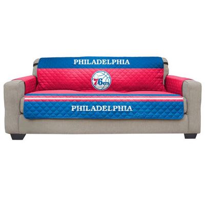 PEGASUS HOME FASHIONS Philadelphia 76ers Sofa Protector in Red
