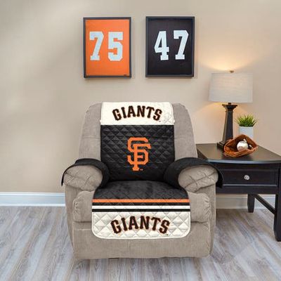 PEGASUS HOME FASHIONS San Francisco Giants Recliner Protector in Black