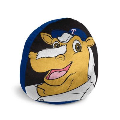 PEGASUS HOME FASHIONS Texas Rangers Plushie Mascot Pillow in Blue
