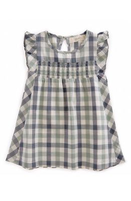 Pehr Checkmate Organic Cotton Dress in Green