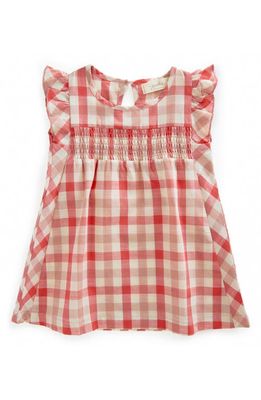 Pehr Checkmate Organic Cotton Dress in Pink