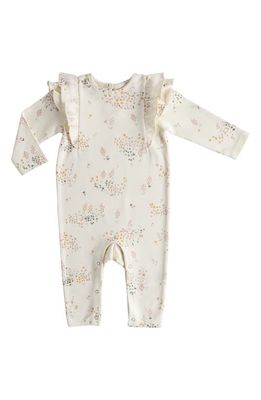 Pehr Flower Patch Organic Cotton Romper in Ivory