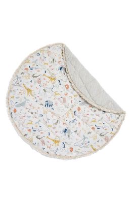 Pehr Into the Wild Round Reversible Play Mat in Ivory