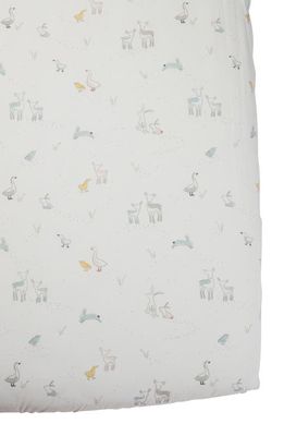 Pehr Just Hatched Organic Cotton Crib Sheet in Multi