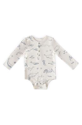 Pehr Life Aquatic Organic Cotton Bodysuit 