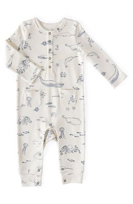 Pehr Life Aquatic Organic Cotton Romper 