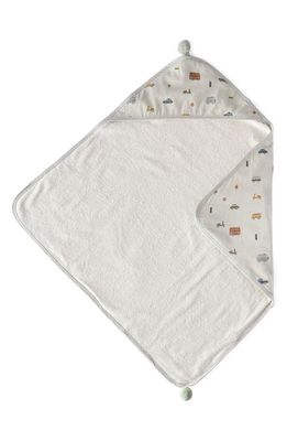Pehr Organic Cotton Hooded Towel in Rush Hour