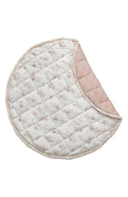 Pehr Quilted Organic Cotton Play Mat in Flower Patch