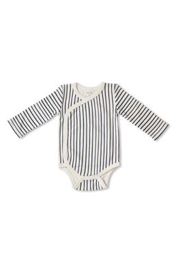 Pehr Stripes Away Long Sleeve Bodysuit in Ink 