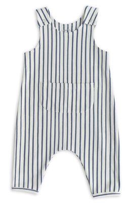 Pehr Stripes Away Organic Cotton Overalls in Stripes Away Ink Blue 