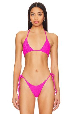 PEIXOTO Benji Bikini Top in Pink