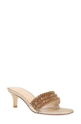 Pelle Moda Remm Sandal in Platinum Gold