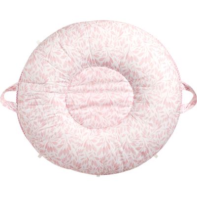 Pello Portable Floor Cushion in Light Pink Print 