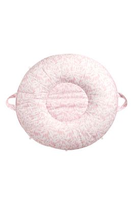 Pello Portable Floor Pillow in Light Pink Print