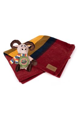 Pendleton National Park Pet Blanket & Toy Set in Zion Long Horn Sheep