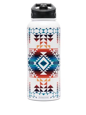 Pendleton Pilot Rock steel water bottle - White