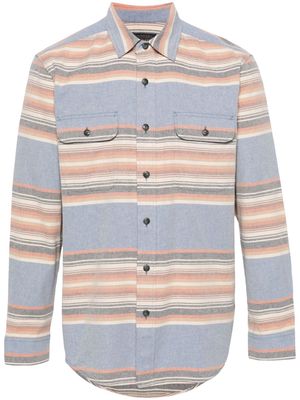 Pendleton striped cotton shirt - Blue