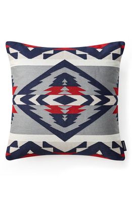 Pendleton Tecopa Hills Crewel Embroidered Accent Pillow in Gray