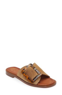 Penelope Chilvers Biarritz Buckle Sandal in Camel