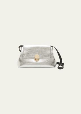 Penelope Metallic Calfskin Clutch Bag