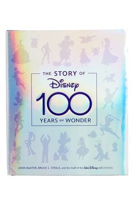 Penguin Random House 'The Story of Disney: 100 Years of Wonder' Book in White Multi