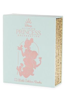 Penguin Random House Ultimate Disney Princess Boxed Set of 12 Little Golden Books in Blue Multi