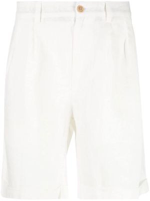 PENINSULA SWIMWEAR above-knee length chino shorts - White