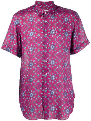 PENINSULA SWIMWEAR all-over graphic-print shirt - Pink