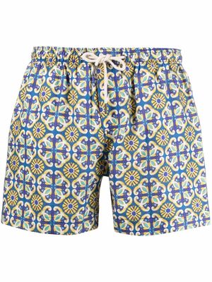 PENINSULA SWIMWEAR amalfi printed swimming shorts - Blue