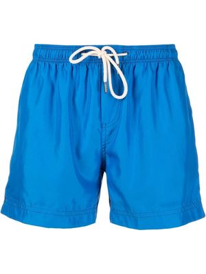 PENINSULA SWIMWEAR contrast-pocket swim shorts - Blue