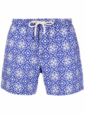 PENINSULA SWIMWEAR santa margherita printed swimming shorts - Blue