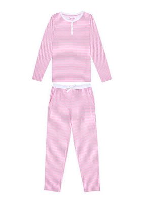 Peony Jersey Long Sleeve Pajama Set