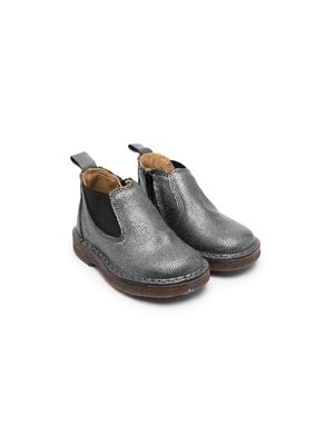 Pèpè ankle leather boots - Grey