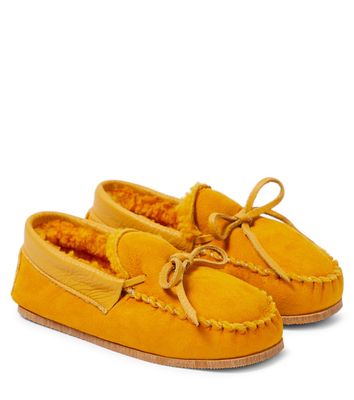 PèPè Dario suede moccasins