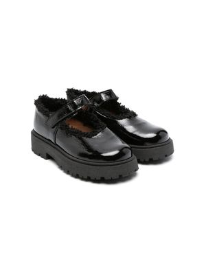 Pèpè Ingrid leather ballerina shoes - Black