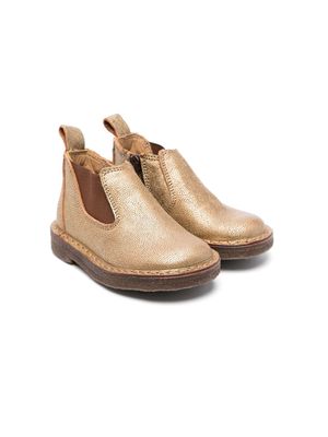 Pèpè Leo leather boots - Gold