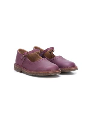 Pèpè Mary Jane buckled shoes - Purple