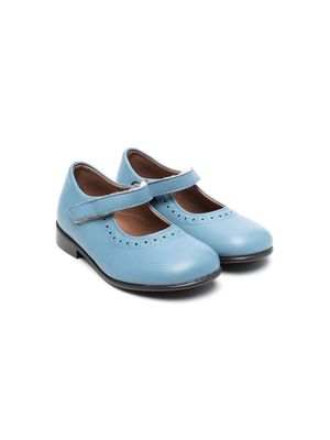 Pèpè touch-strap ballerina shoes - Blue