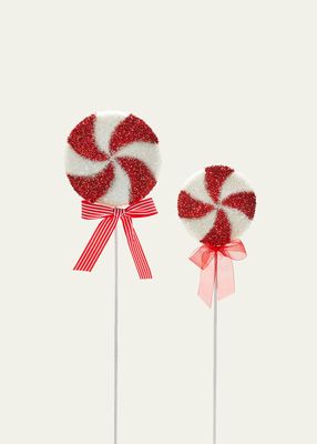 Peppermint Spiral Pick, Set of 2