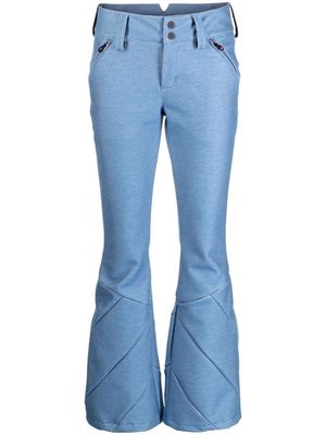 Perfect Moment Arctic fleece-lined flared trousers - Blue