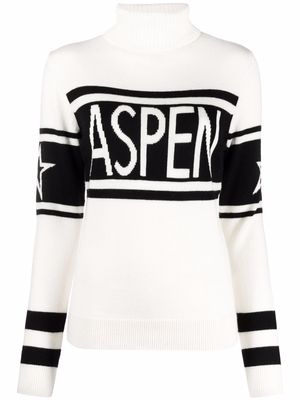 Perfect Moment Aspen intarsia-knit jumper - White