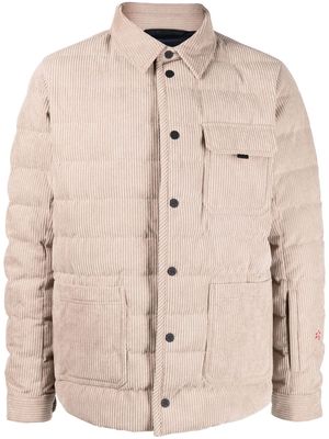Perfect Moment corduroy padded shirt jacket - Brown