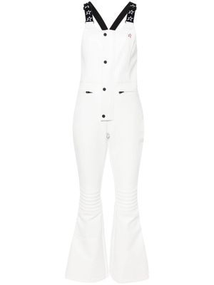 Perfect Moment Frankie faux-leather ski dungarees - White