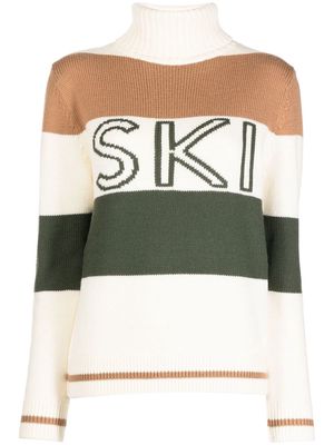 Perfect Moment Frostine striped merino jumper - Multicolour