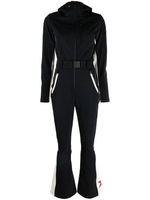 Perfect Moment hooded belted ski jumpsuit - Black
