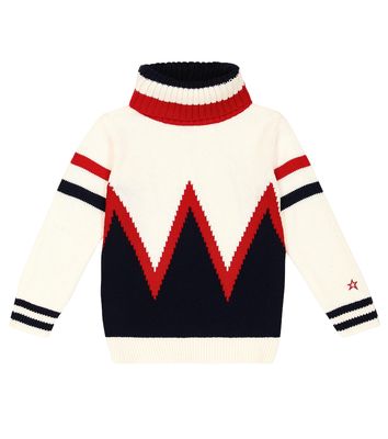 Perfect Moment Kids Alpine wool sweater