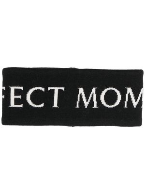 Perfect Moment logo merino headband - Black